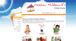 Desktop Screenshot of motherhubbardschildcare.ie